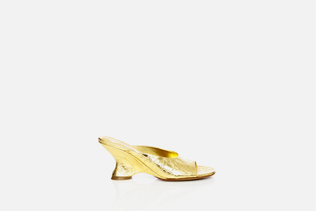 Dries Van Noten Open-toe Leather Mules