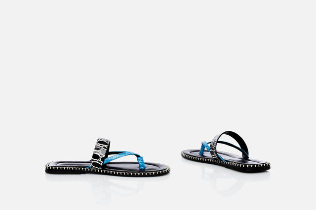 Dries Van Noten Leather Thong Sandals