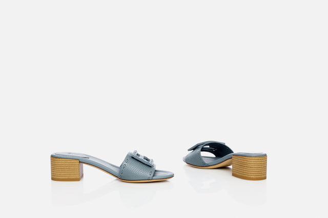 Fendi Baguette Medium-heel Slides