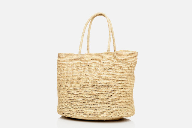 The Row Oregon Bag in Raffia