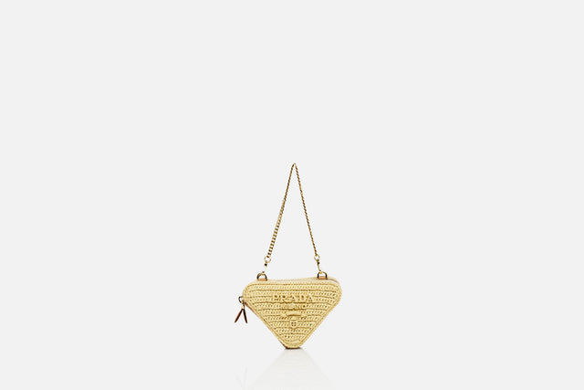 Prada Crochet mini-pouch
