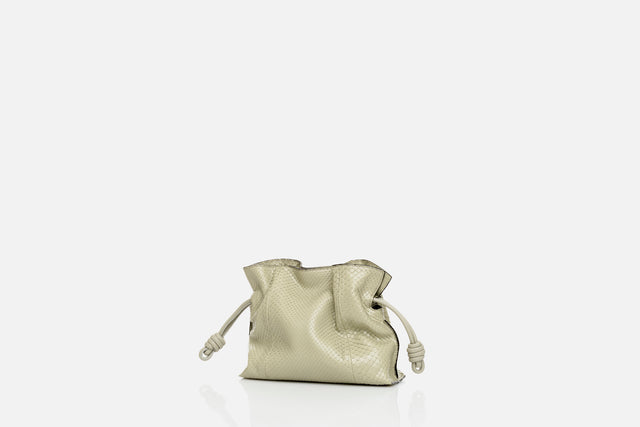 Loewe Mini Flamenco Clutch Phython