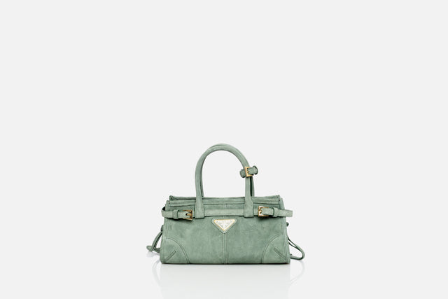 Prada Bonnie Suede Mini Handbag
