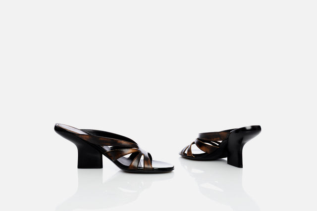 Dries Van Noten Open-toe Leather Mules