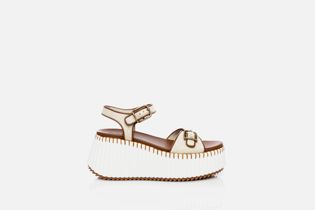 Chloé Nama Wedge Sandal