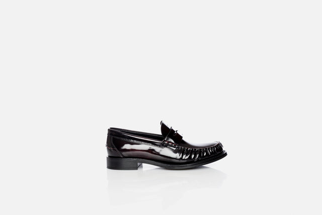Prada Brushed Leather Loafer