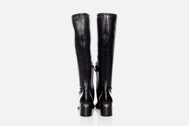 Prada Stretch Nappa  Leather Boots