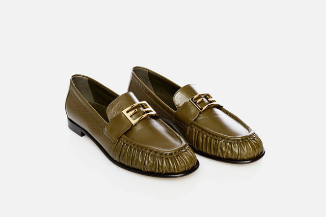 Fendi Baguette Leather Loafer