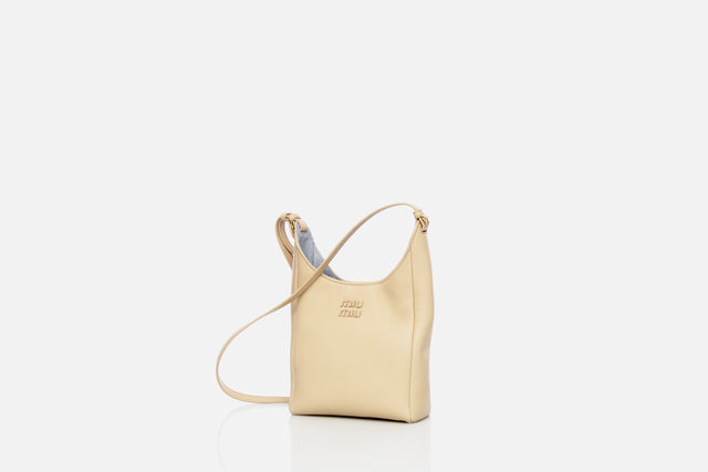 Miu Miu Leather Bucket Bag