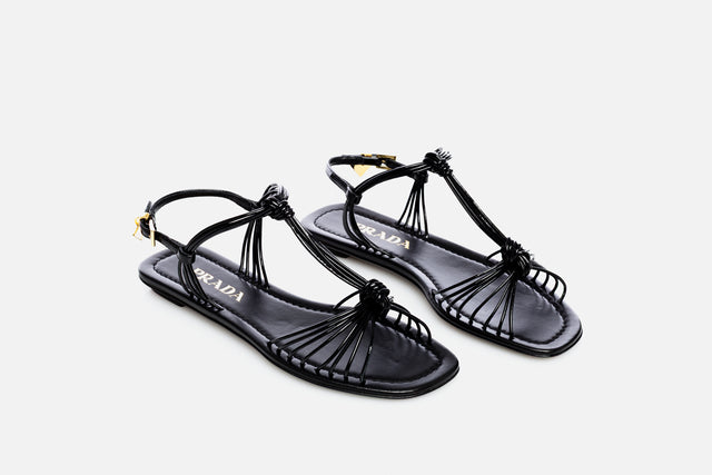 Prada Patent Leather Sandals
