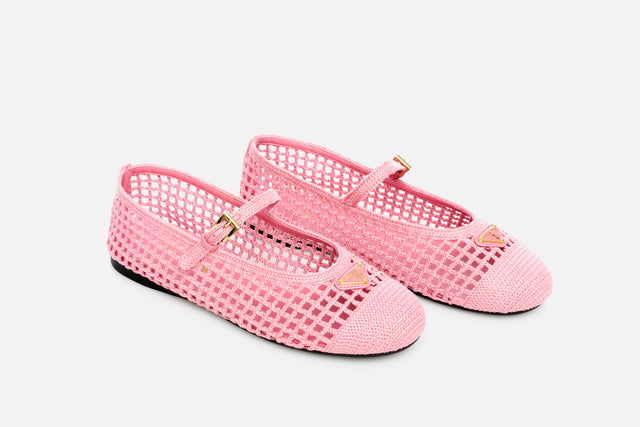 Prada Crochet Ballerina