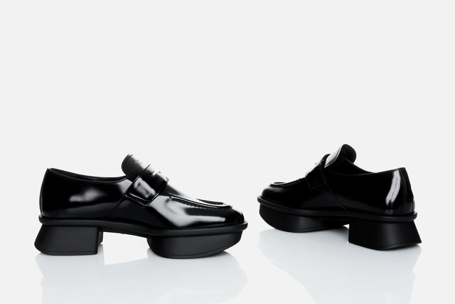 Prada loafer split sole