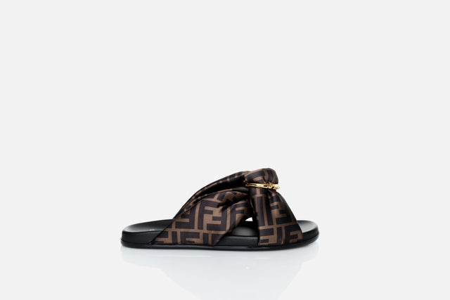 Fendi Feel Satin Slides
