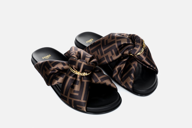 Fendi Feel Satin Slides