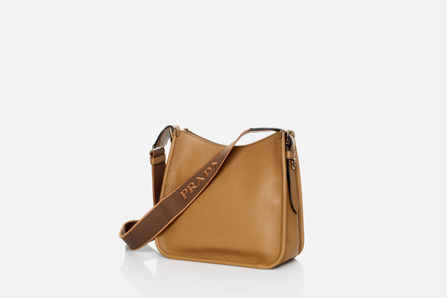 Prada Leather Hobo Handbag