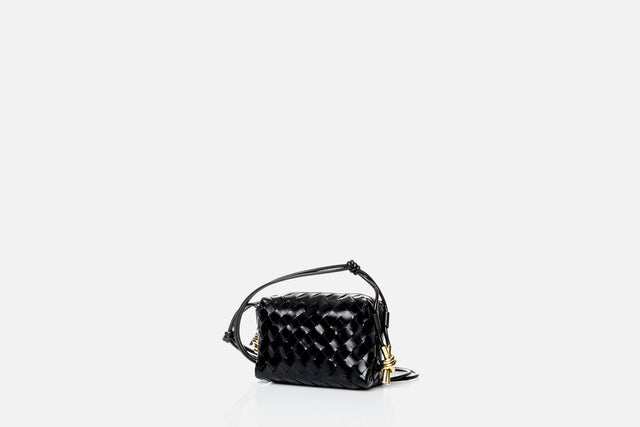 Bottega Veneta Mini Loop Metal Knots Camera Bag