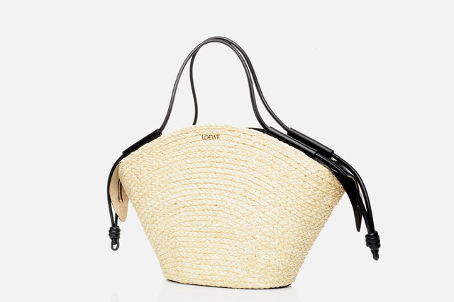 Loewe Large Paseo Basket In Raffia