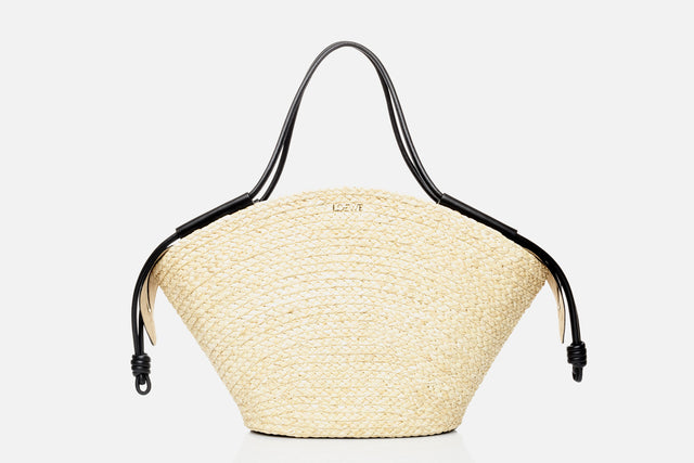 Loewe Large Paseo Basket In Raffia