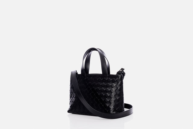 Bottega Veneta Mini Intrecciato Zipped Tote