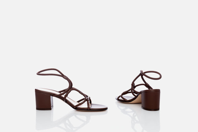 Gianvito Rossi Nappa Leather Sandals