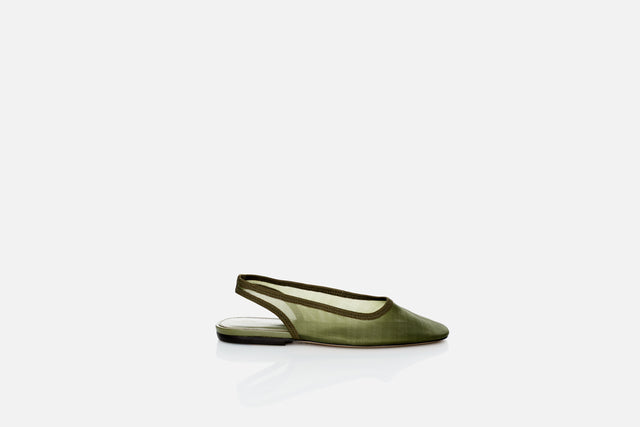 Dries Van Noten Mesh Slingback Ballet