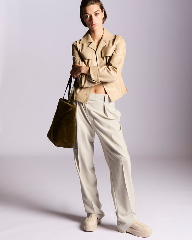 Loewe Puzzle Fold Tote Shearling