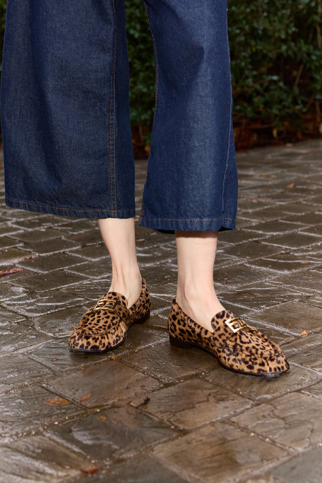 Fendi Baguette Printed Cavallino Loafer