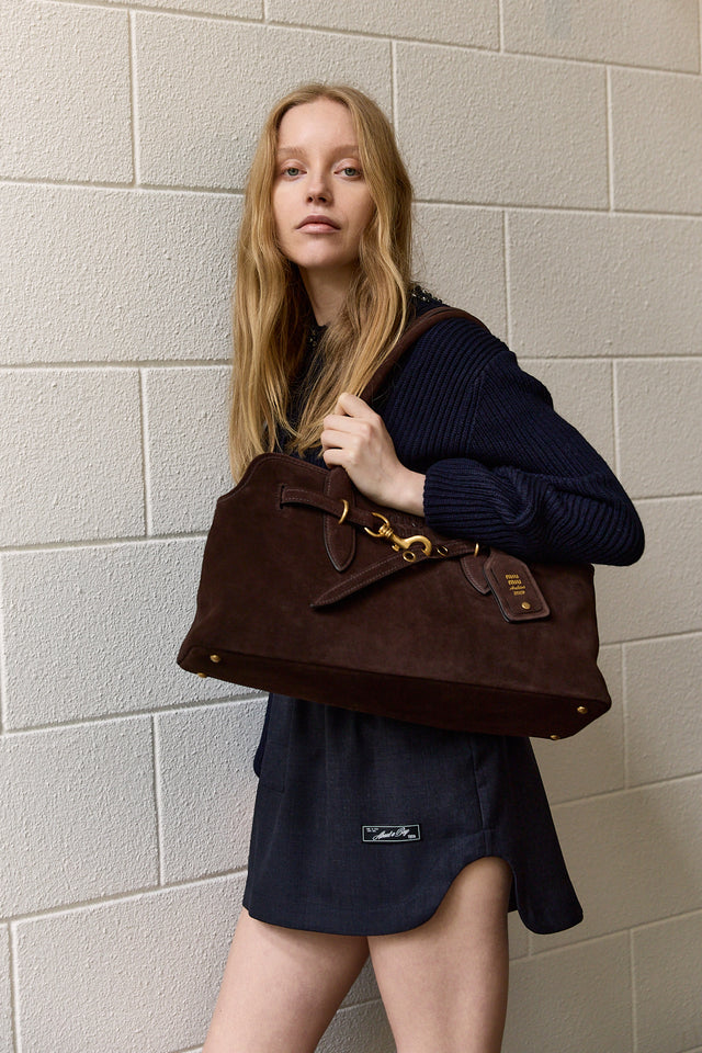 Miu Miu Aventure Suede Bag