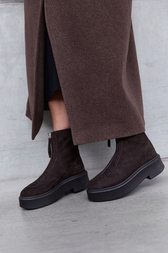 The Row Zipped Ankle Boot