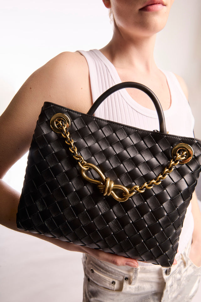 Bottega Veneta Small Andiamo With Chain