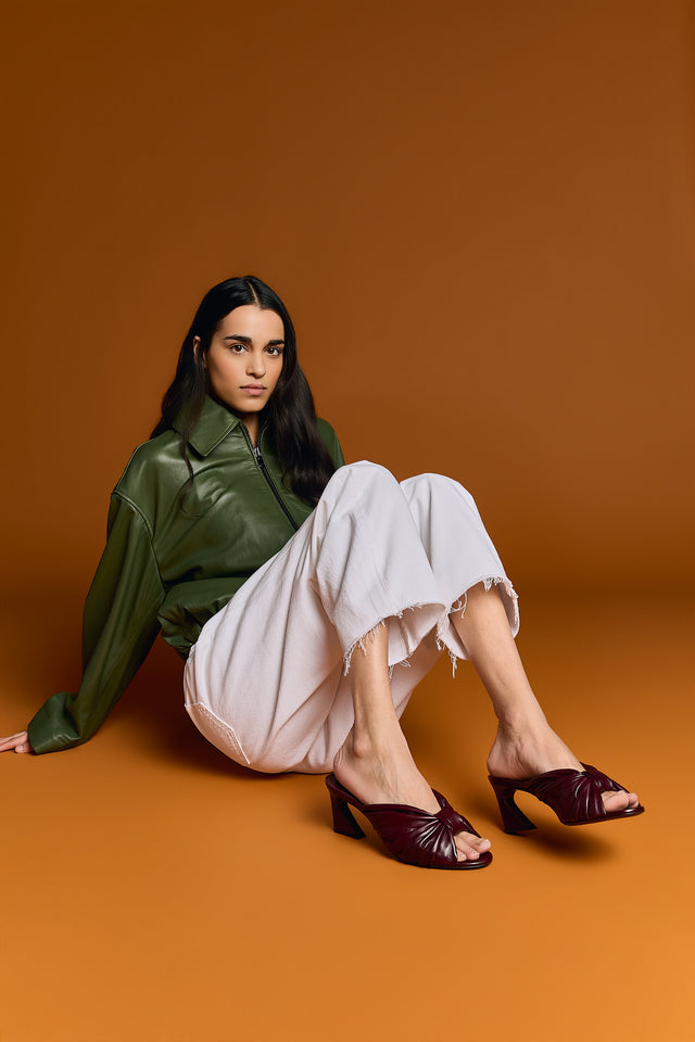 Fendi Arco High-heeled Slides