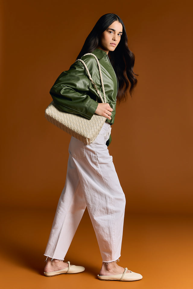 Bottega Veneta Rosa Mary-Jane Ballerina