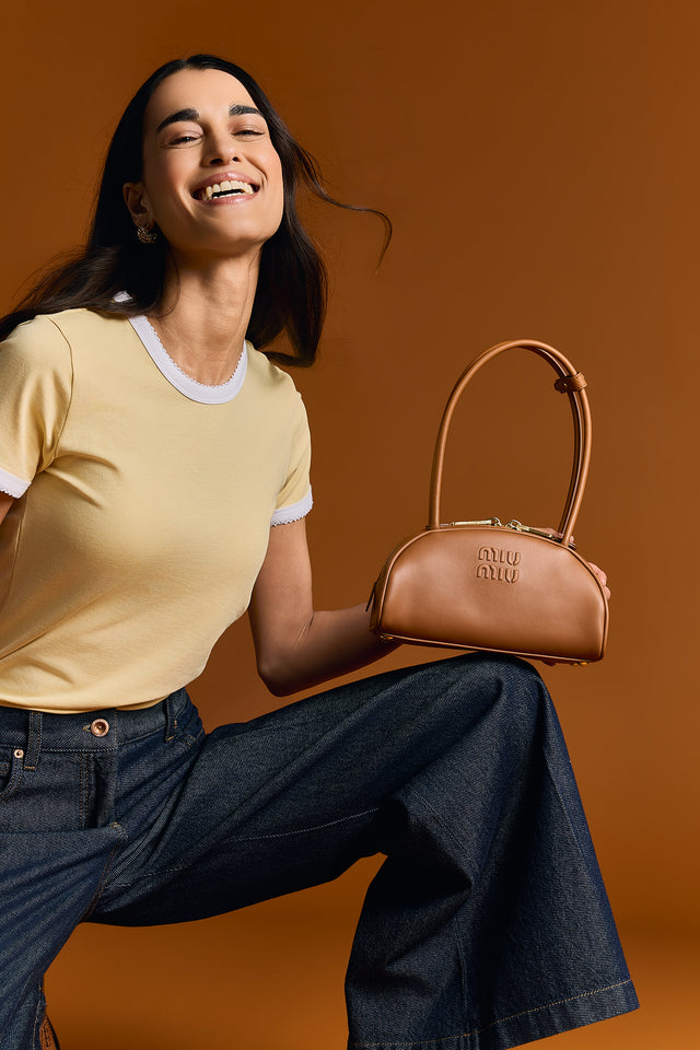 Miu Miu Beau Leather Bag Small