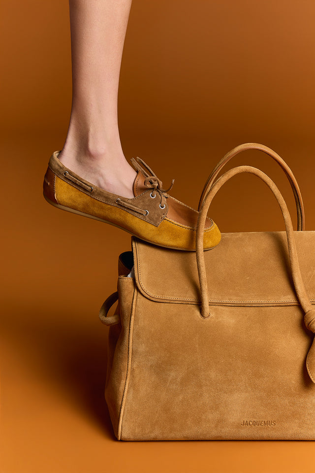 Miu Miu Suede Boat Shoes