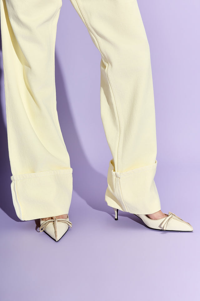 Prada Leather Slingback Pumps