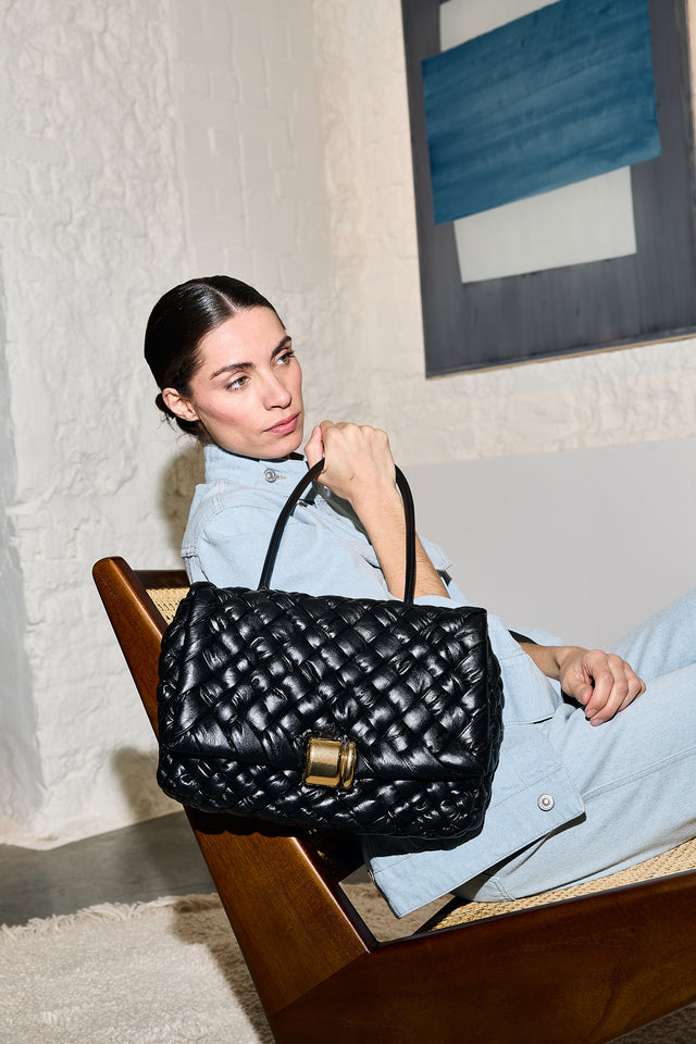 Bottega Veneta Rumple Shoulder Bag