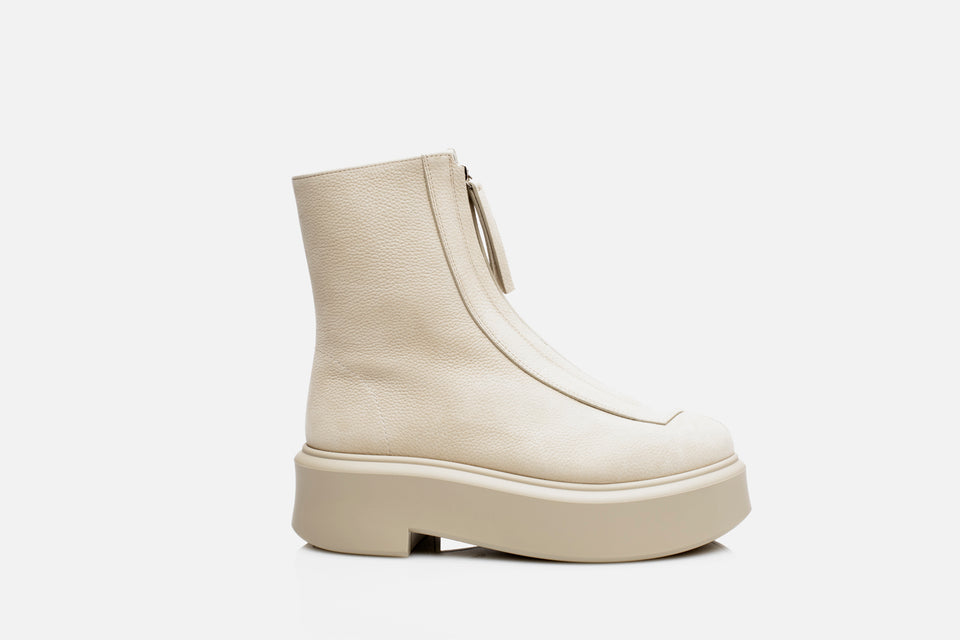 The Row Zipped Ankle Boot