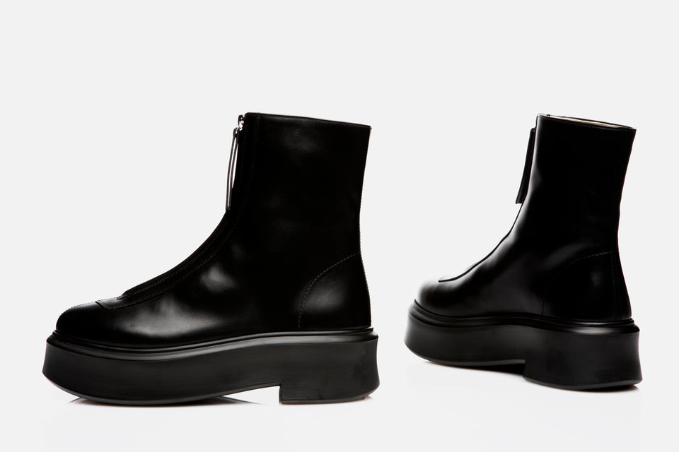 The Row Zipped Ankle Boot