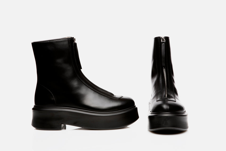 The Row Zipped Ankle Boot