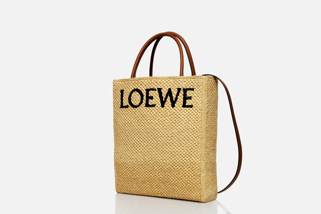 Loewe Standard A4 Tote Bag Raffia