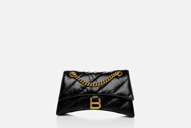 Balenciaga Crush Small Chain Bag Quilted Calfskin