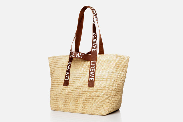 Loewe Fold Shopper Raffia