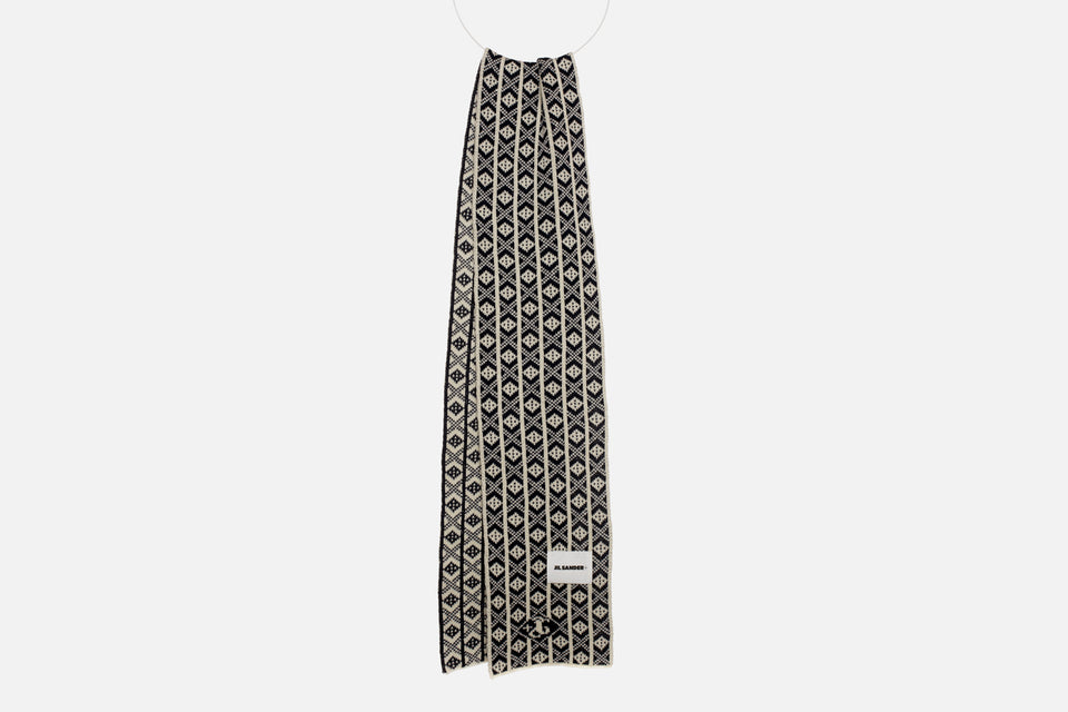 Jil Sander Jacquard Scarf