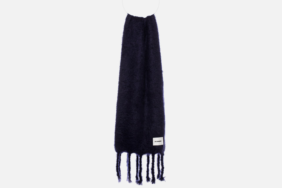 Jil Sander Wool And Mohair Scarf