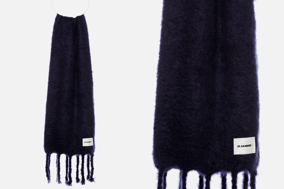 Jil Sander Wool And Mohair Scarf